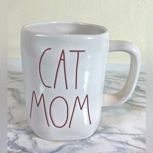 Rae Dunn Cat Mom Mug  Collection,Magenta Coffee Mug/Cup, Cat Mom Perfect Gifts .